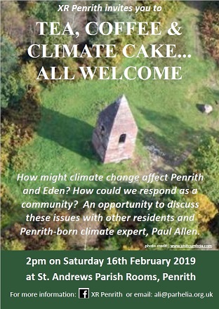 Extinction Rebellion Penrith: Climate cake