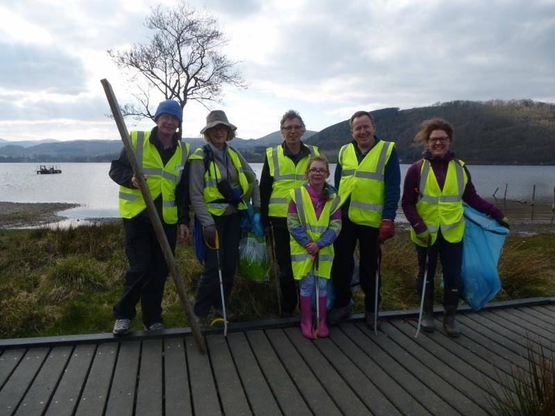 PACT Litter pick at Ullswater on 9th April 2019